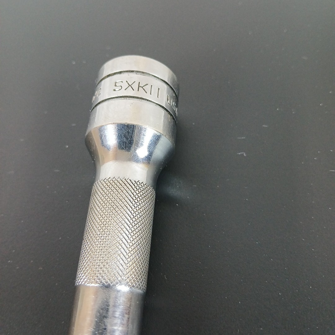 Snap-On SXK11 1/2″ Drive 11″ Long Knurled Chrome Extension Heavy Duty USA