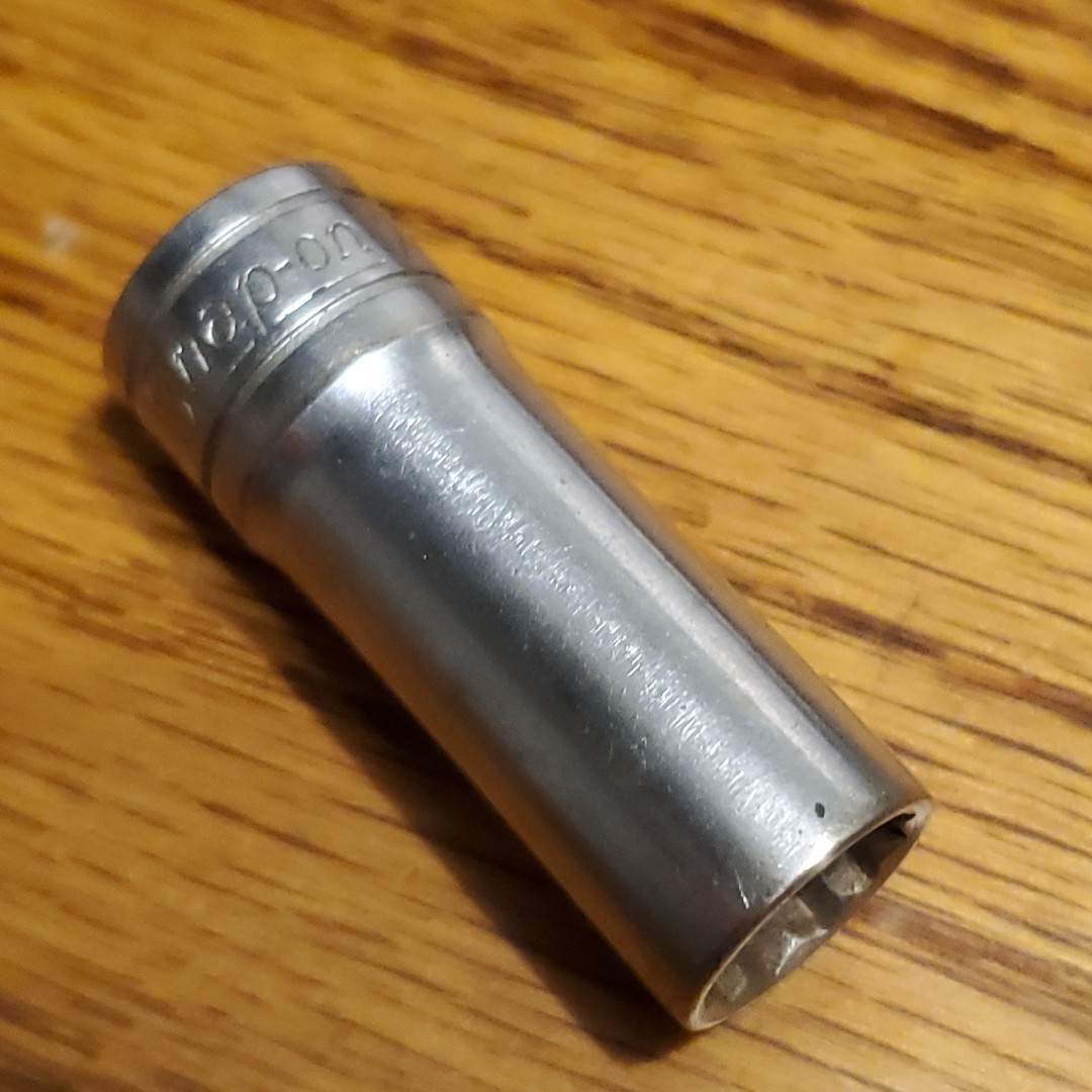 Snap-on Tools Socket SF161 & SF141 3/8″Drive 12 Pt Deep 1/2″ & 7/16″ Chrome USA