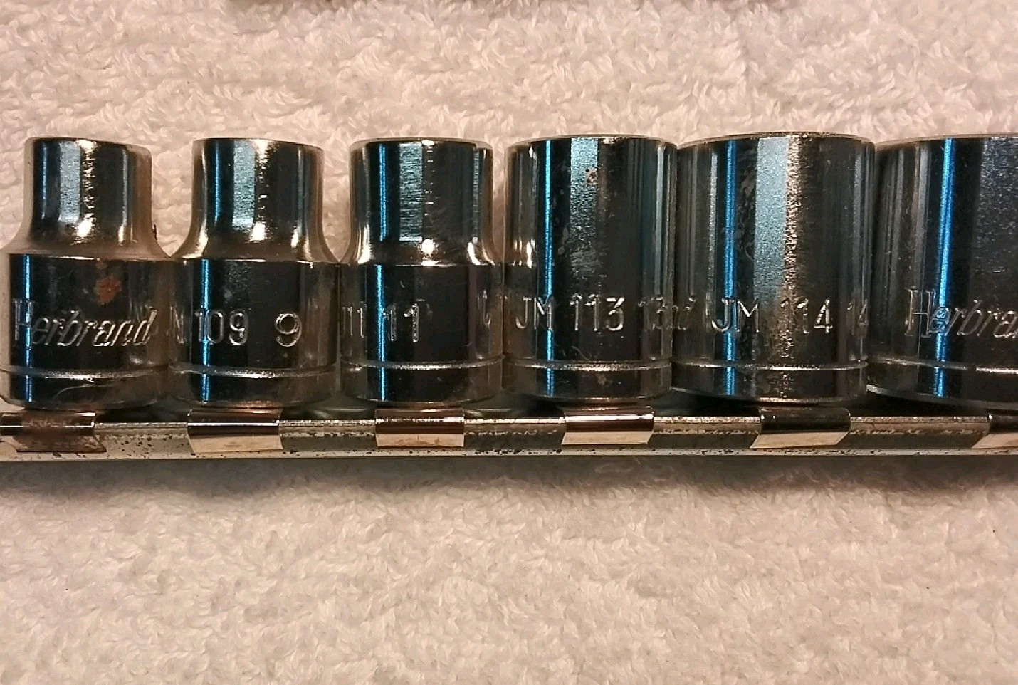 7Pc HERBRAND 3/8″ DRIVE 12PT SOCKET SET METRIC USA 🇺🇸
