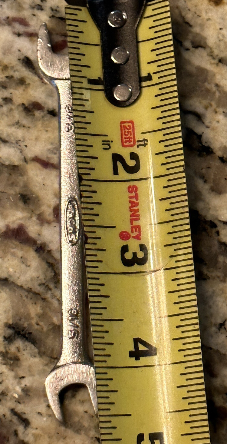 Vintage Showa 9/16 In X 5/8 In SAE Open End Wrench Japan