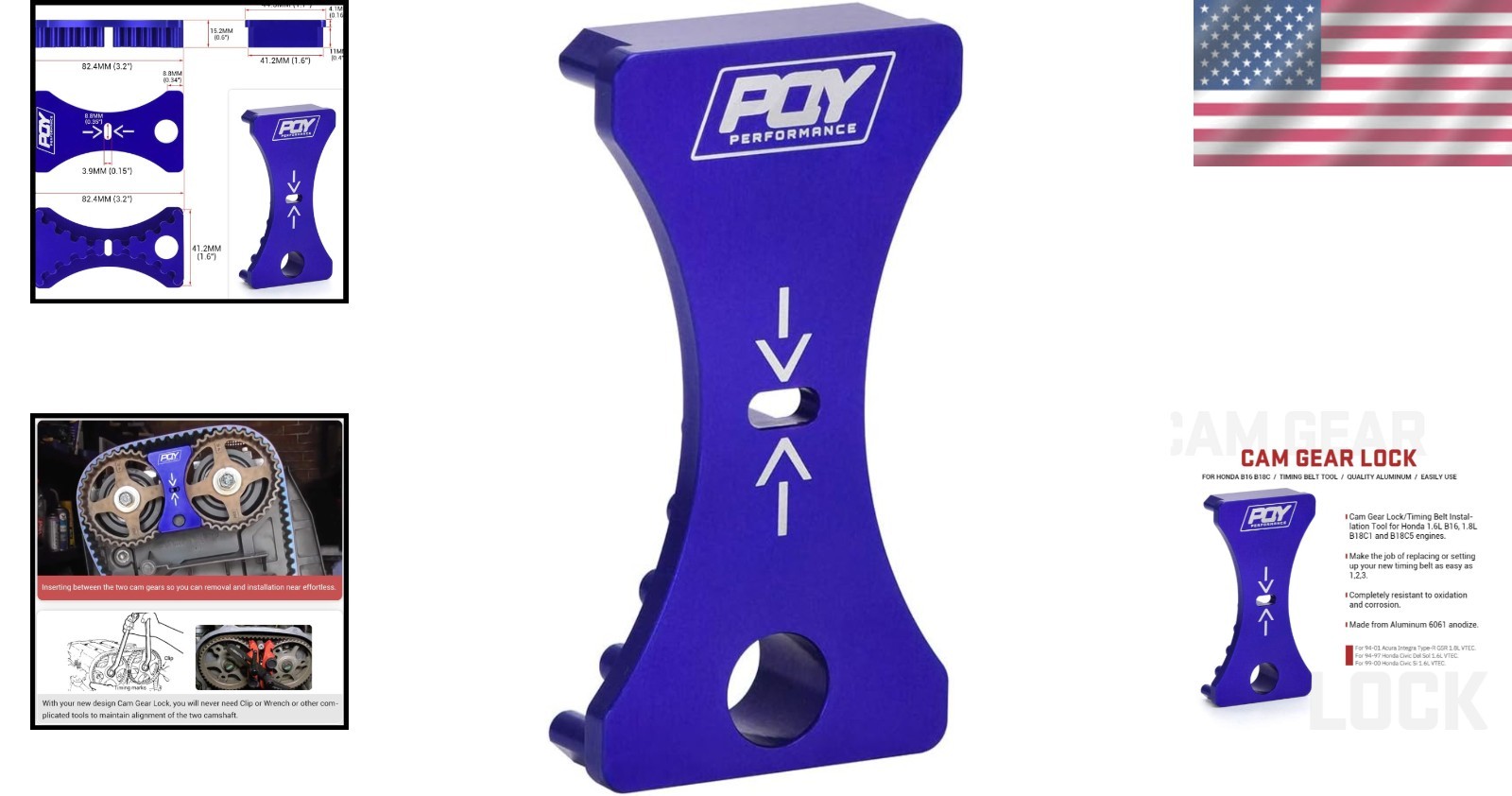 Engine Cam Gear Lock Installation Tool for Honda