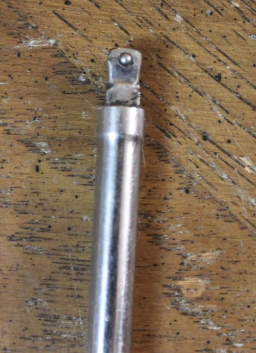 Snap-on Tools TMXWP8 1/4″ Drive 8″ long Chrome Wobble Knurled Socket Extension