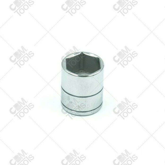 SK Hand Tools 40918 1/4″ Dr. 9/16″ 6pt Standard Fractional Chrome Socket