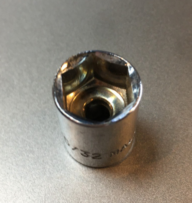 15/32″ SOCKET, 6 POINT, 1/4″ DRIVE, CHROME FINISH, MALAYSIA