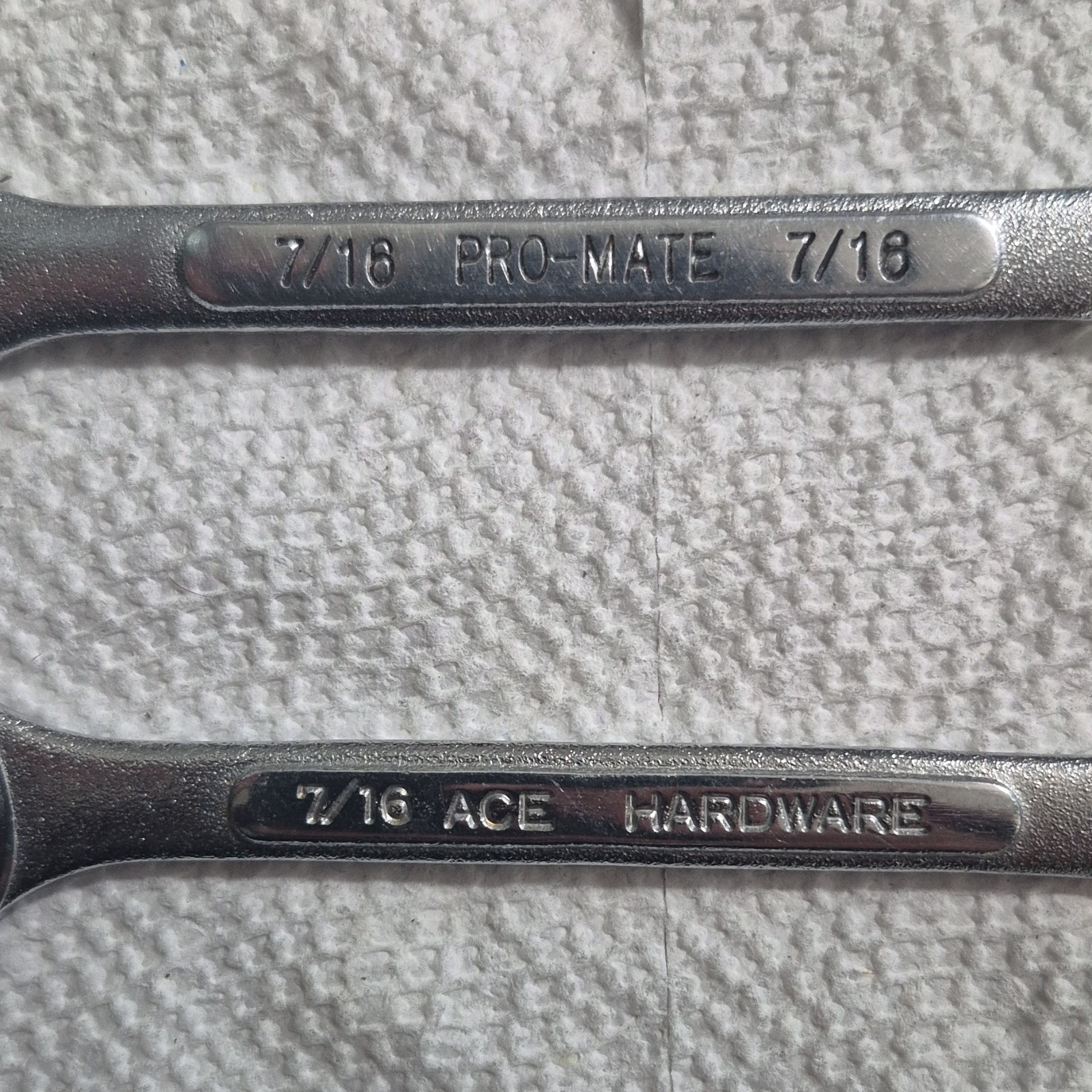Mixed Wrench Lot of 4 Ace Hardware Pro-Mate 9/16 7/16 12mm Mechanics Tools