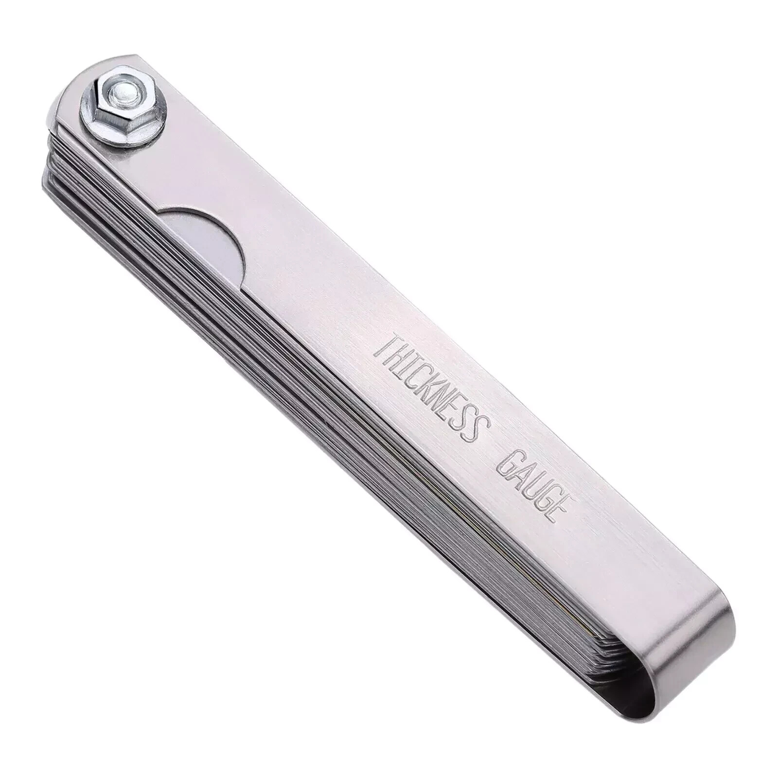 32 Blade Feeler Gauge Dual Metric & SAE Reading Combination Gap Thickness Tool