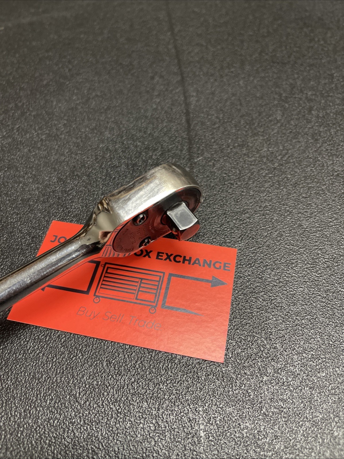 Snap-on Tools USA 3/8″ Drive DARK TITANIUM Hard Handle LONG Ratchet FHLD80DT