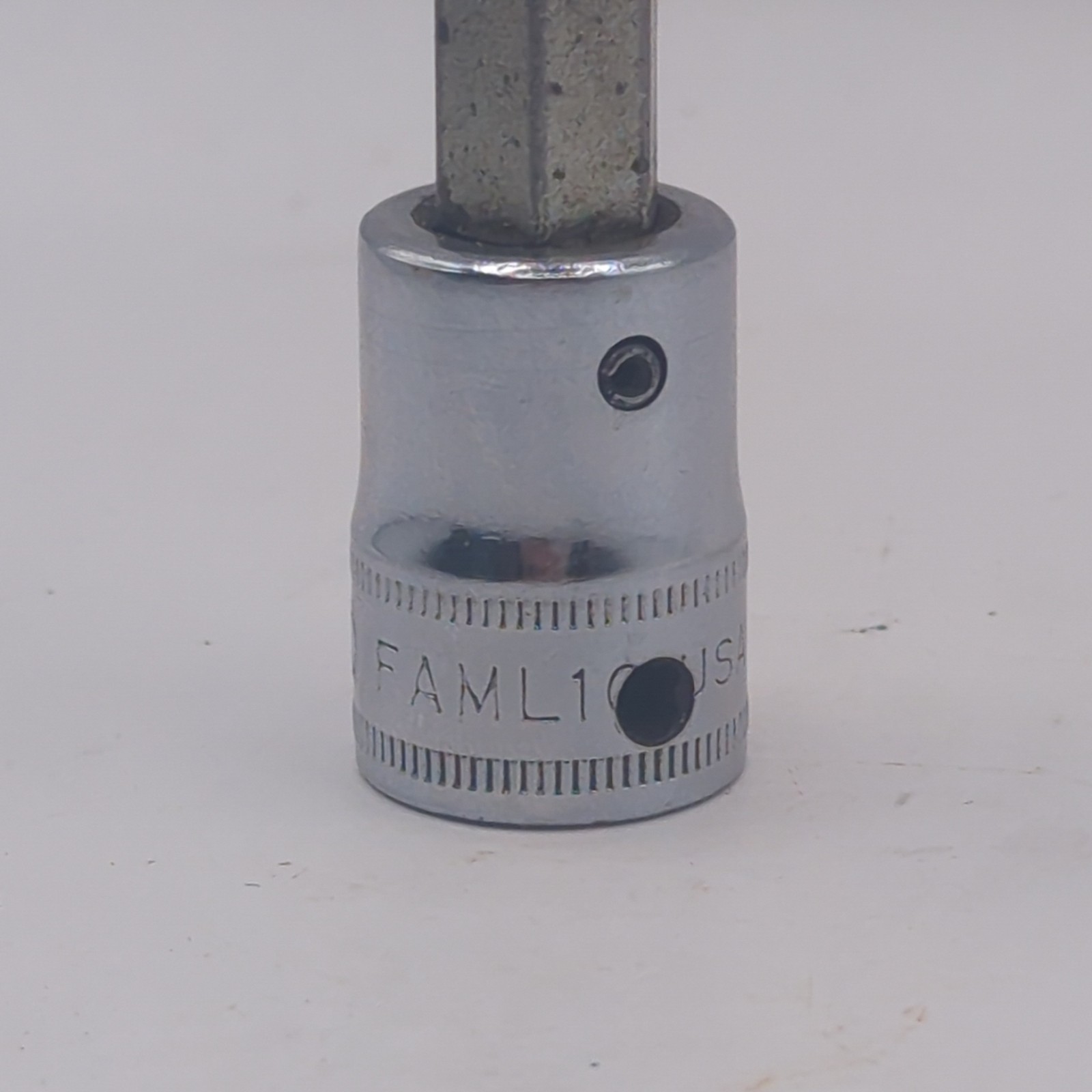 Snap‑On FAML10 10mm Extra‑Long Hex Bit 3/8″ Drive USA A‑ Condition