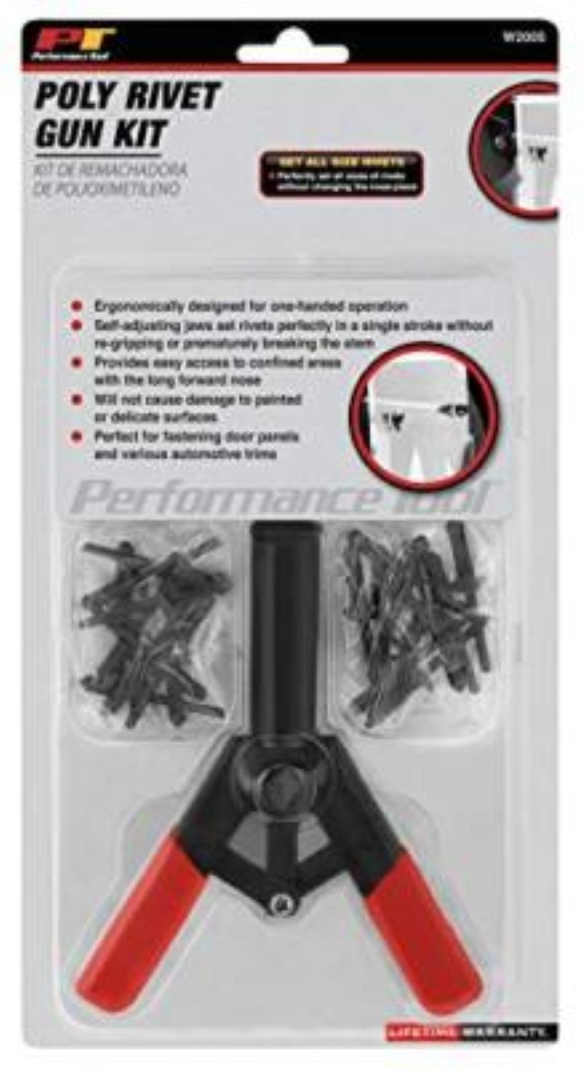 Performance Tool W2005 Poly Riveter Kit (41pc) – FREE SHIPPING!!!
