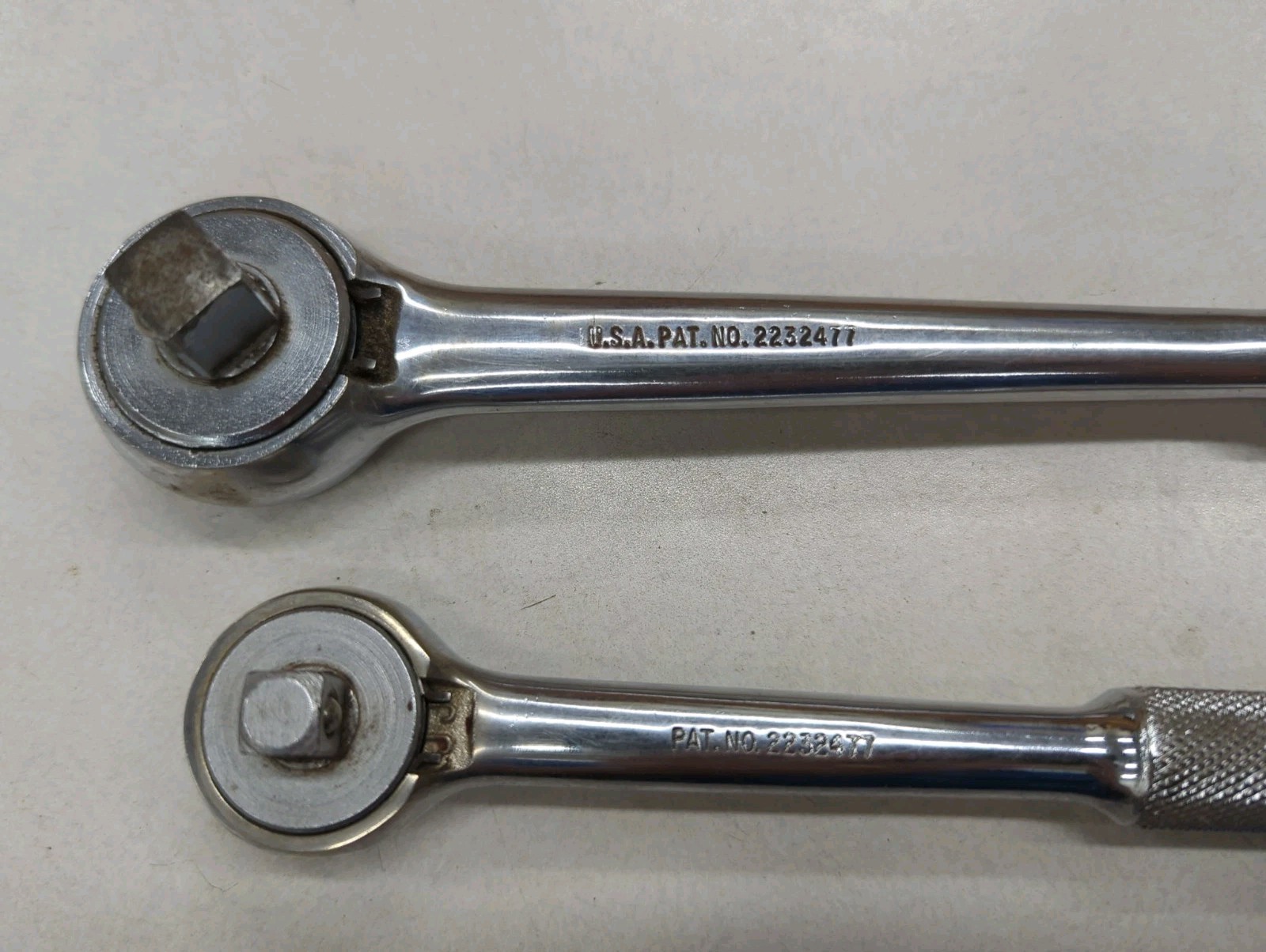 2pc Vintage S-K USA Ratchet Set 1/2″ 42470 & 3/8″ 45170