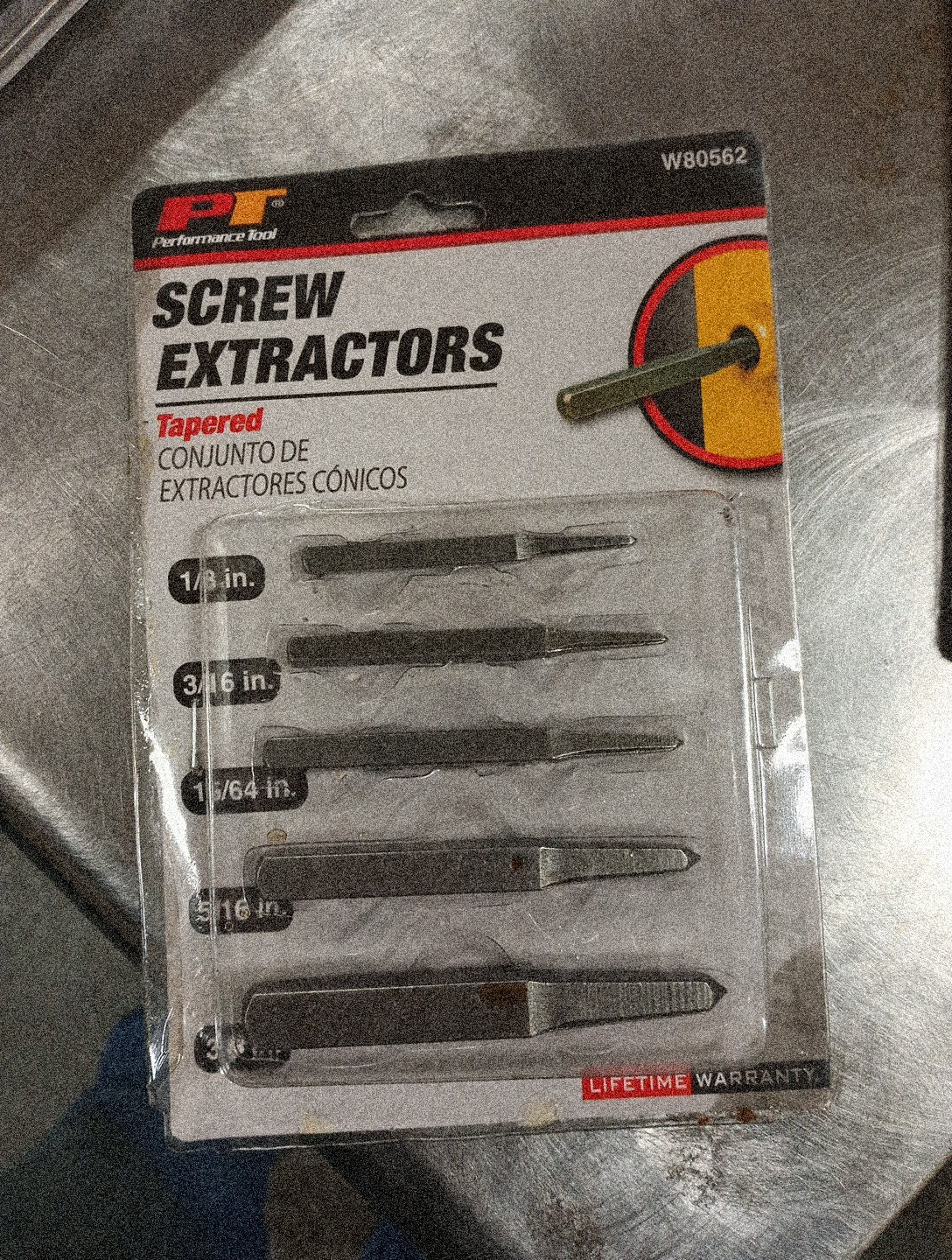 Performance Tool W80562 Screw Extractor Set – 5-Piece . 751