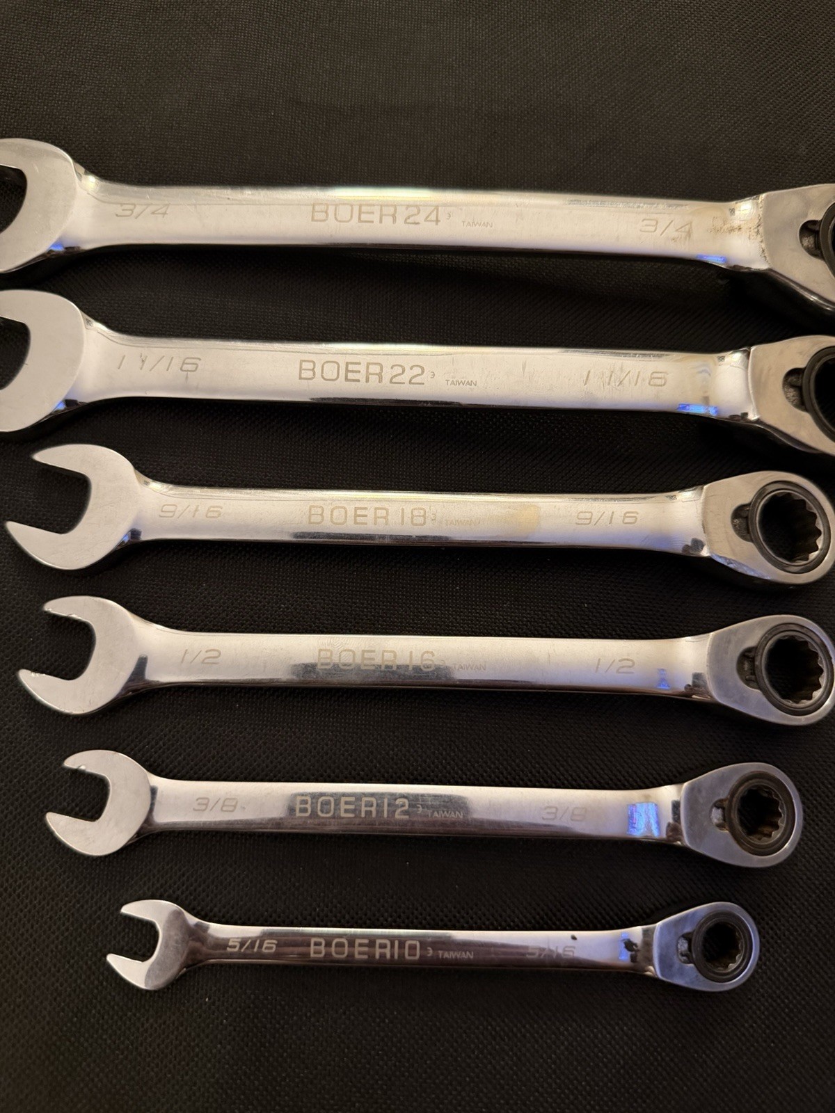 Blue Point 6 Piece Ratchet Wrench Set 5/16 – 3/4 – BOER10 – BOER24