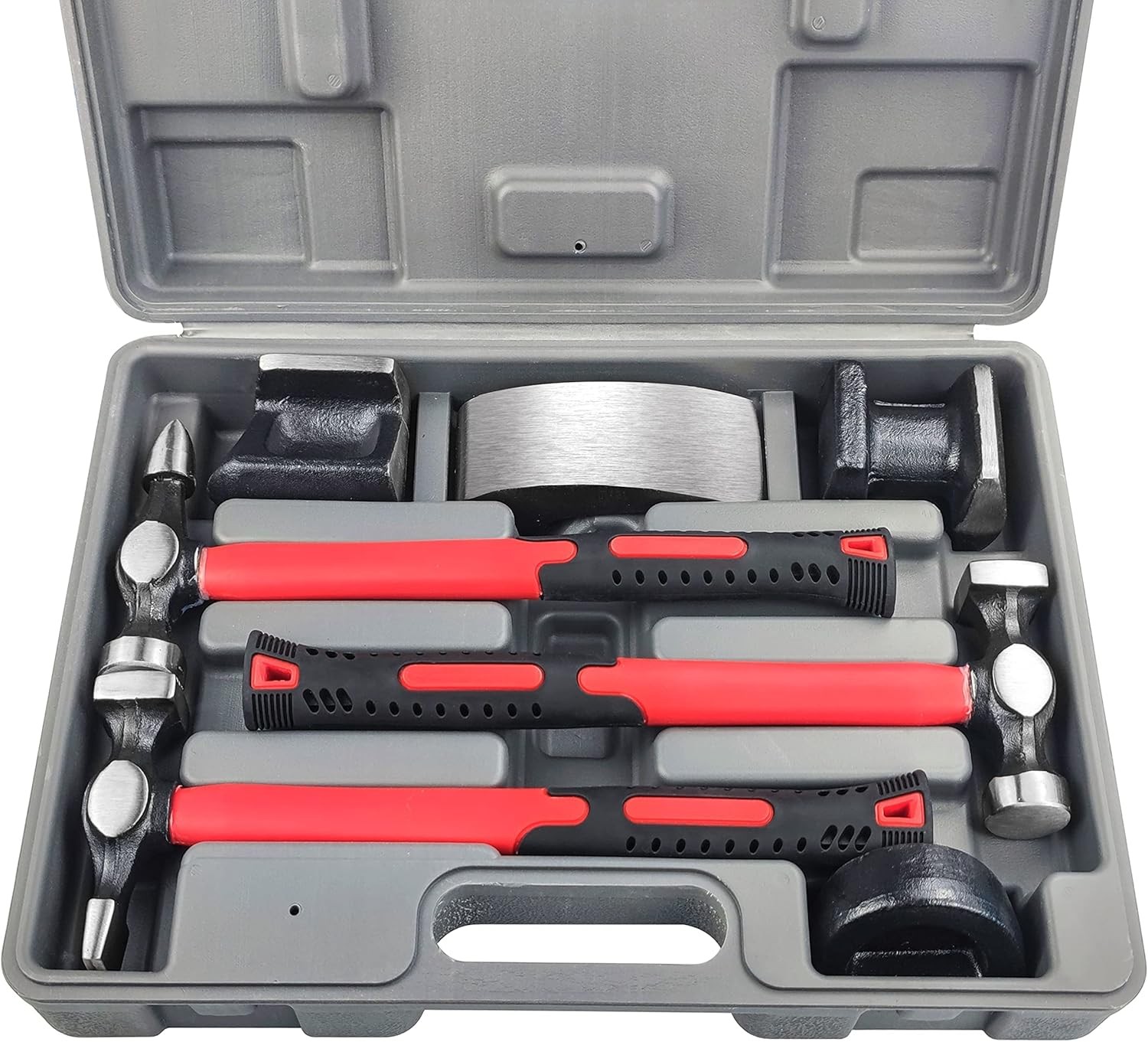 C&T Auto Body Repair Tool Hammer Dolly Set 7 Piece, Car Small, 2