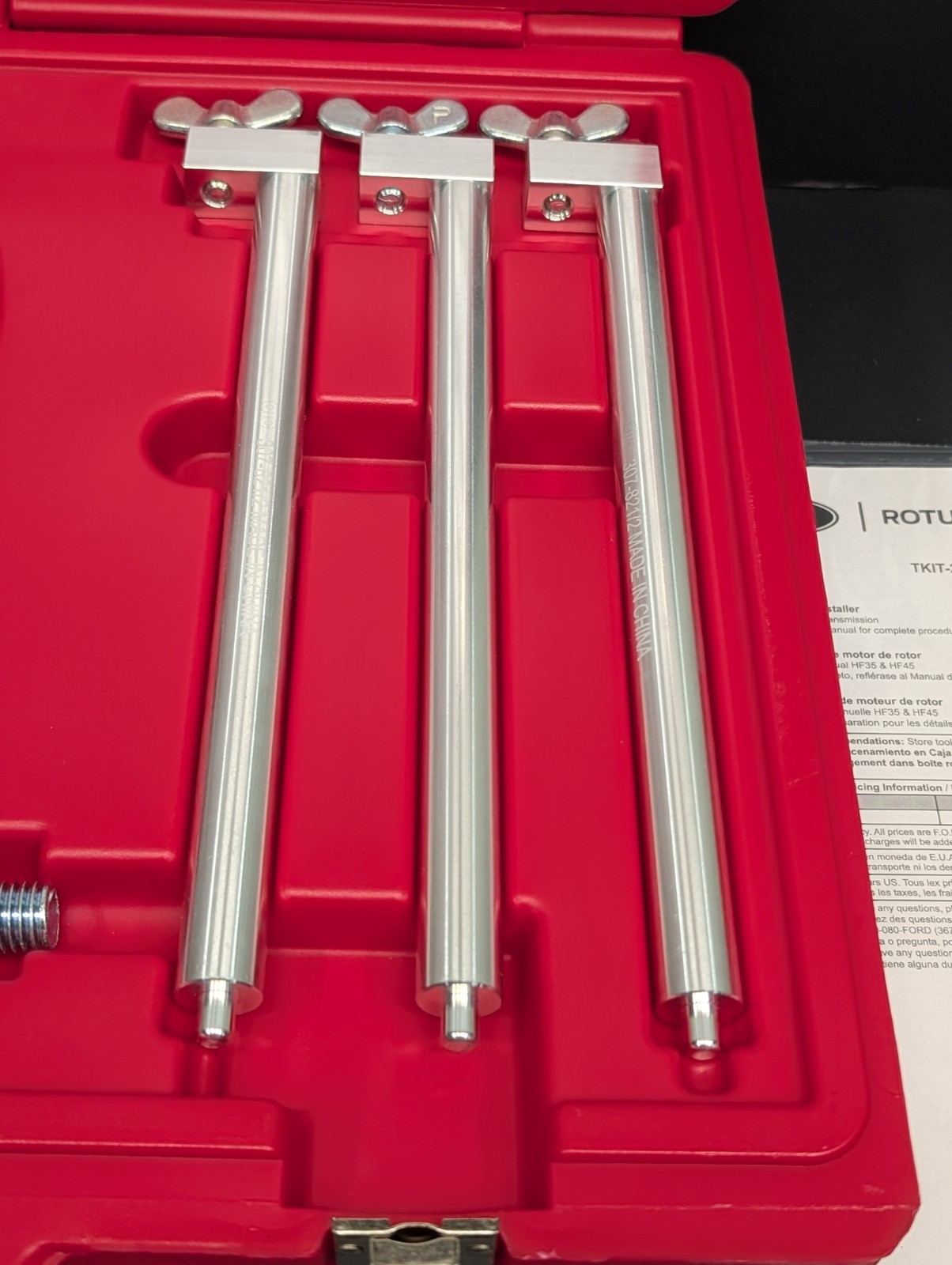 Ford Rotunda OTC 307-821 Remover Installer Fixture Set HF35 HF45 TKIT-2021W1-FL