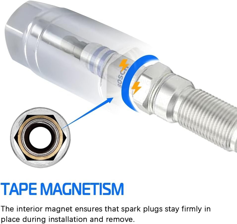 5/8-Inch Chrome Vanadium Magnetic Socket – 3/8-Inch Drive for Easy Maintenance