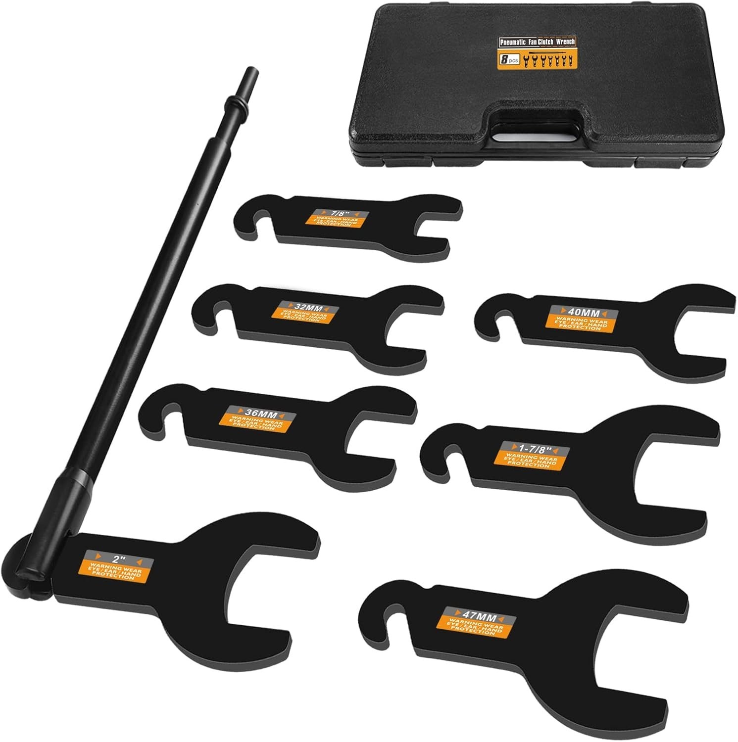 Pneumatic Fan Clutch Removal Tool Kit for Jeep, Ford, GM, Chrysler, Dodge Ram