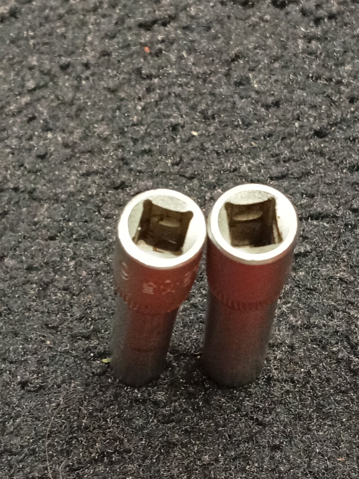 2 MAGNUSSON Deep 50mm, 1/4″ Drive, 6 Point Sockets, 6mm & 7mm
