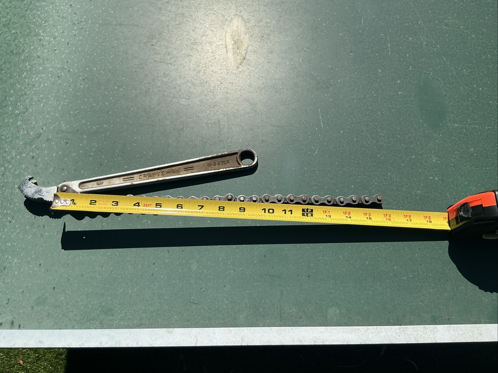 🇺🇸 Craftsman USA 12″ Chain Strap Adjustable Wrench 9-55713 Cycle
