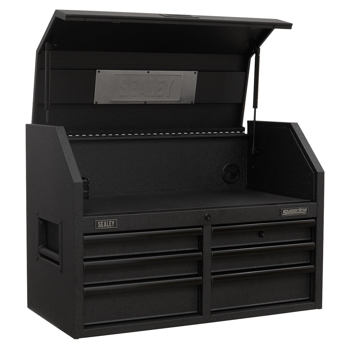 Sealey AP3607BE Topchest 6 Drawer 910mm Soft Close Drawers & Power Strip