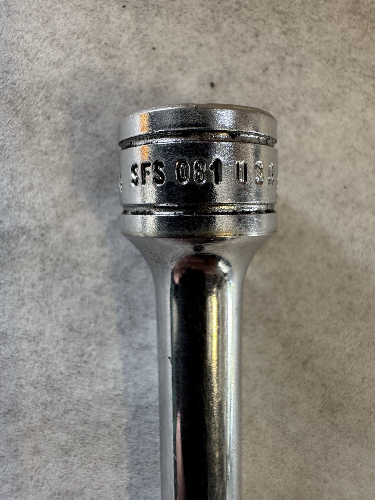Snap On 1/4” SFS 081, FS 081, FP 32A Chrome Sockets 3/8 drive
