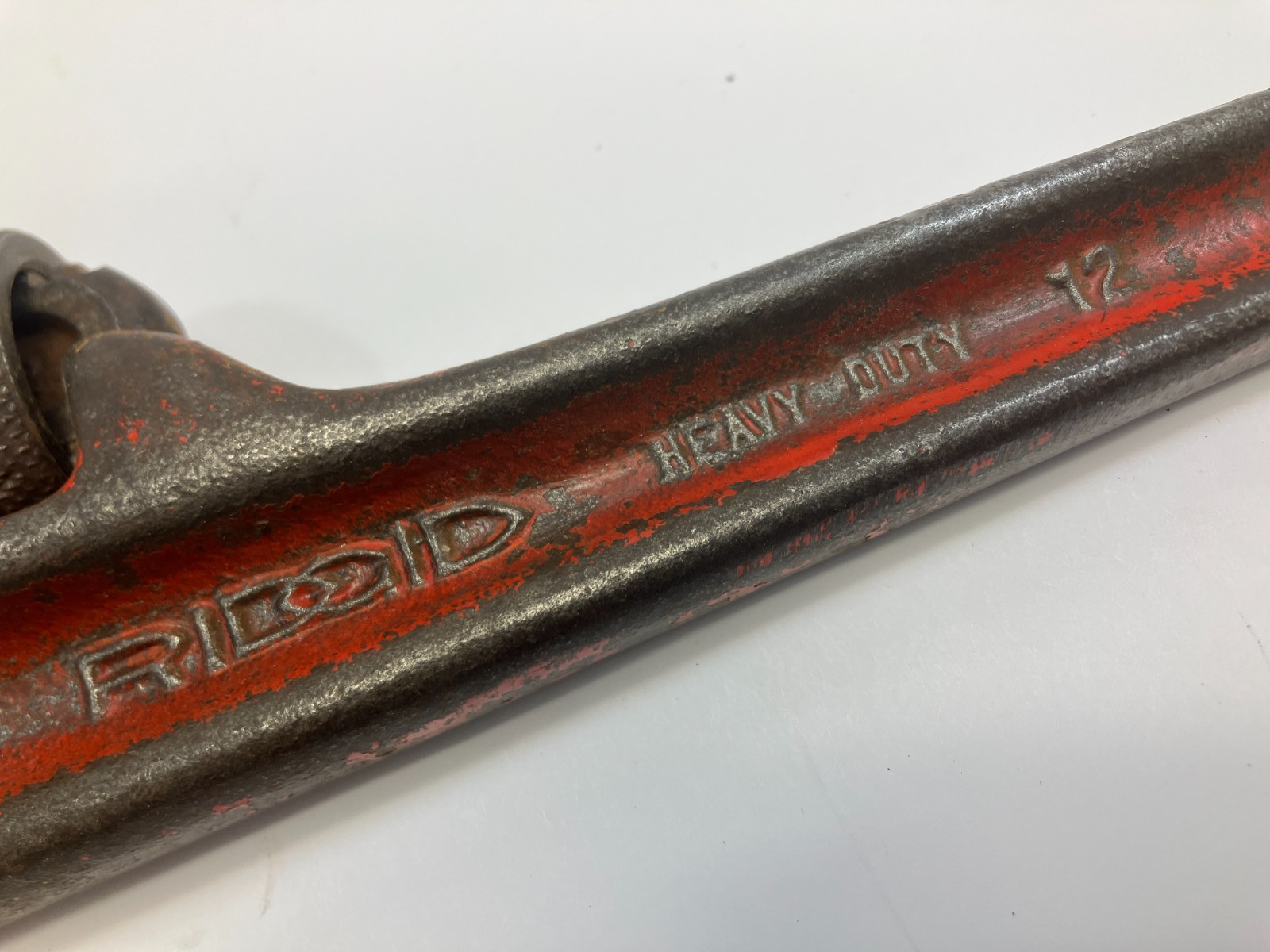 RIDGID TOOL CO. 12″ MONKEY WRENCH, HEAVY DUTY, ELYRIA OHIO, USA.