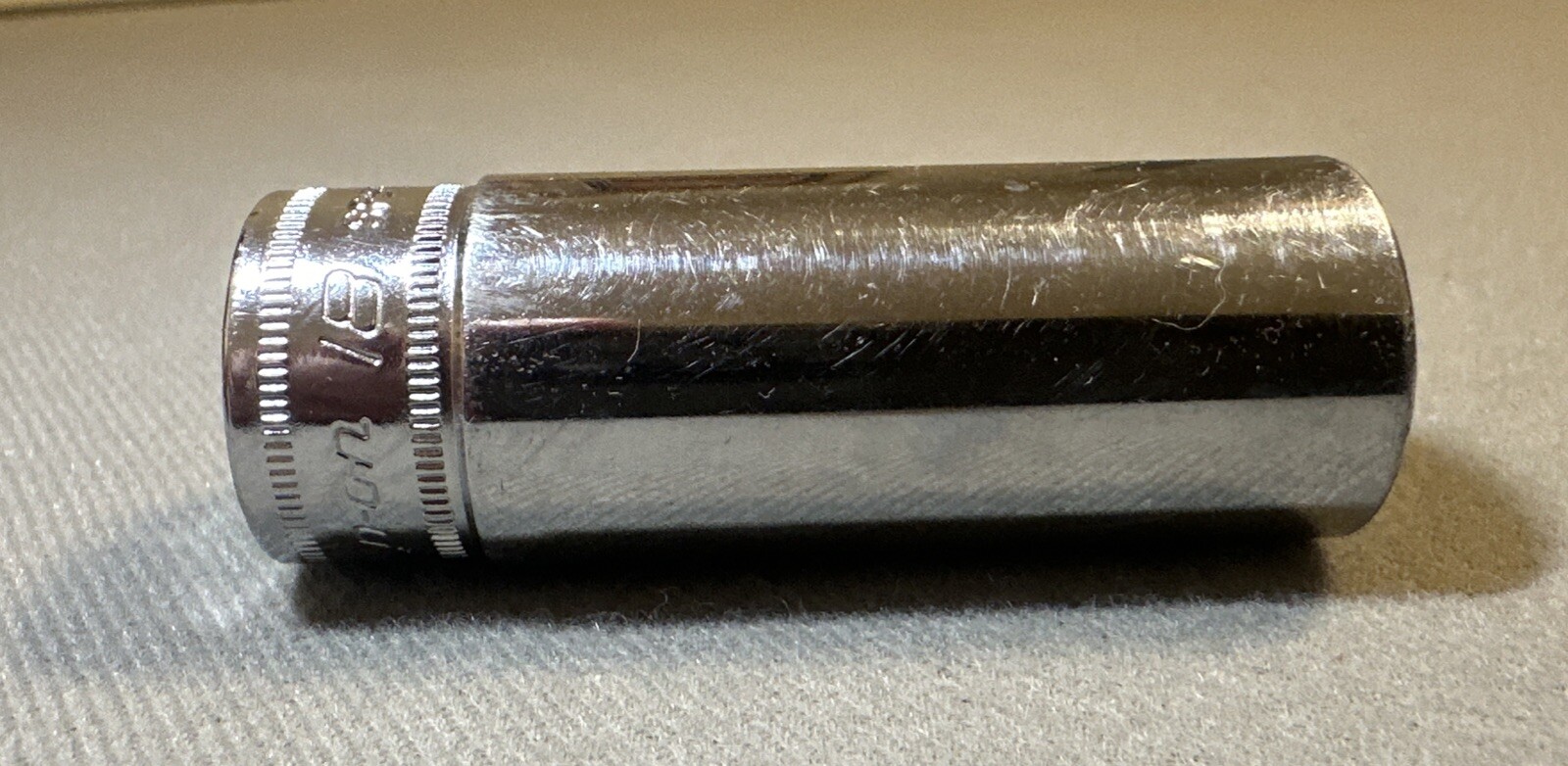 Snap On 3/8″ Drive 18MM 6PT Chrome Deep Socket SFSM18
