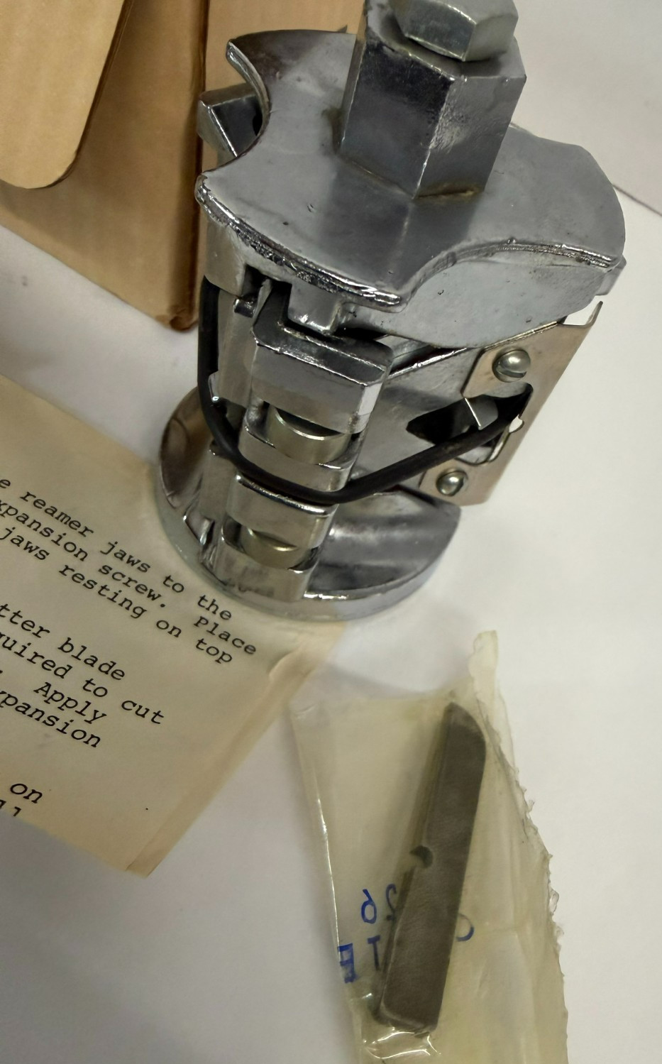 Vintage Ridge Reamer 9-4725 with Operating Instruction