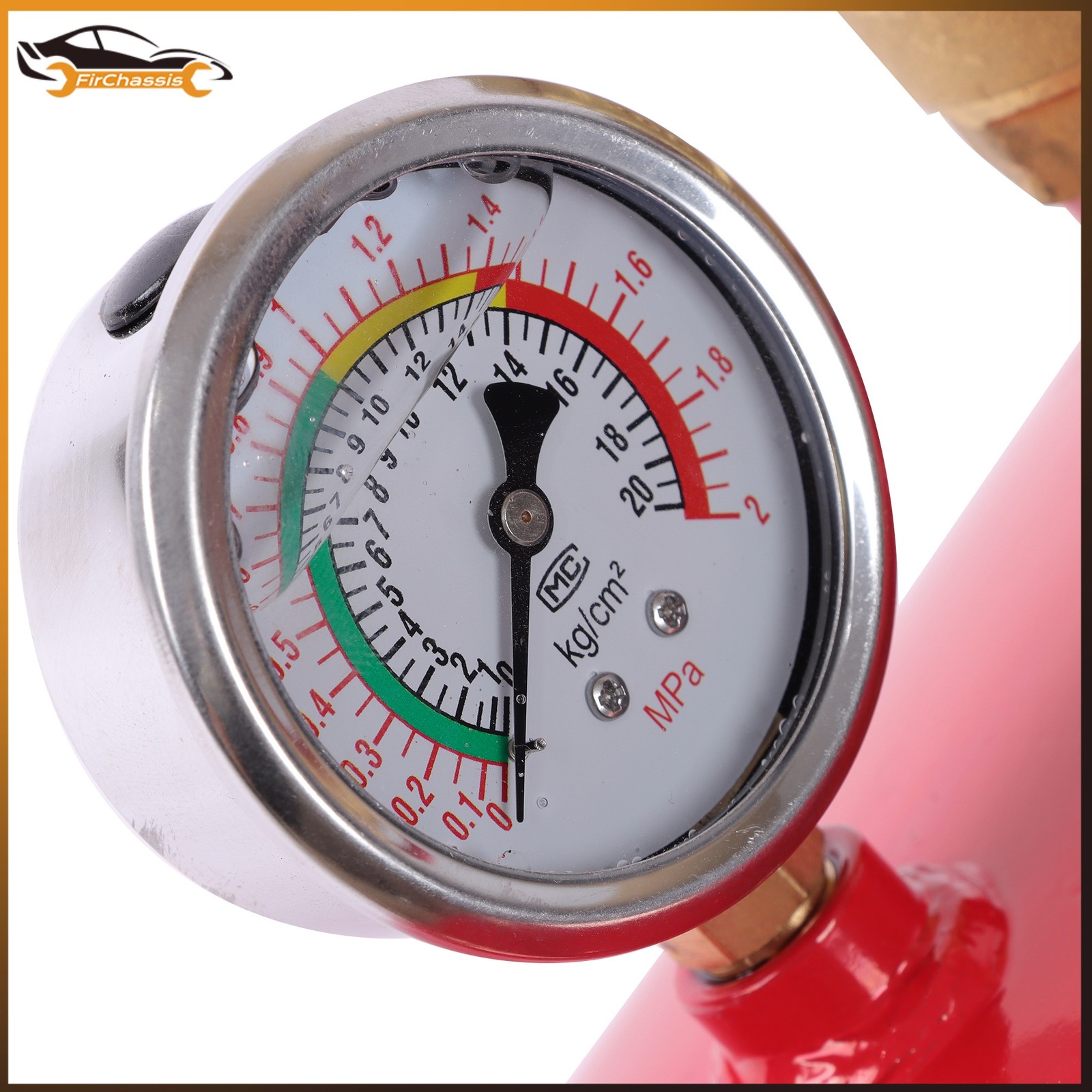 Red Air Tire Bead Seater 7.5 Gallon Blaster Tool Seating Inflator Truck 145PSI
