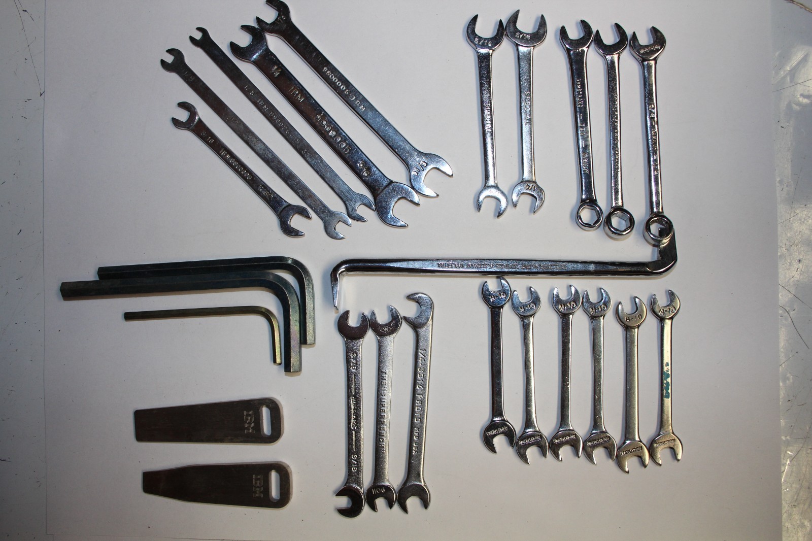 ARMSTRONG SNAP-ON PROTO IBM TOOLS MIDGET HEX WRENCH LOT MIX VARIOUS SIZES