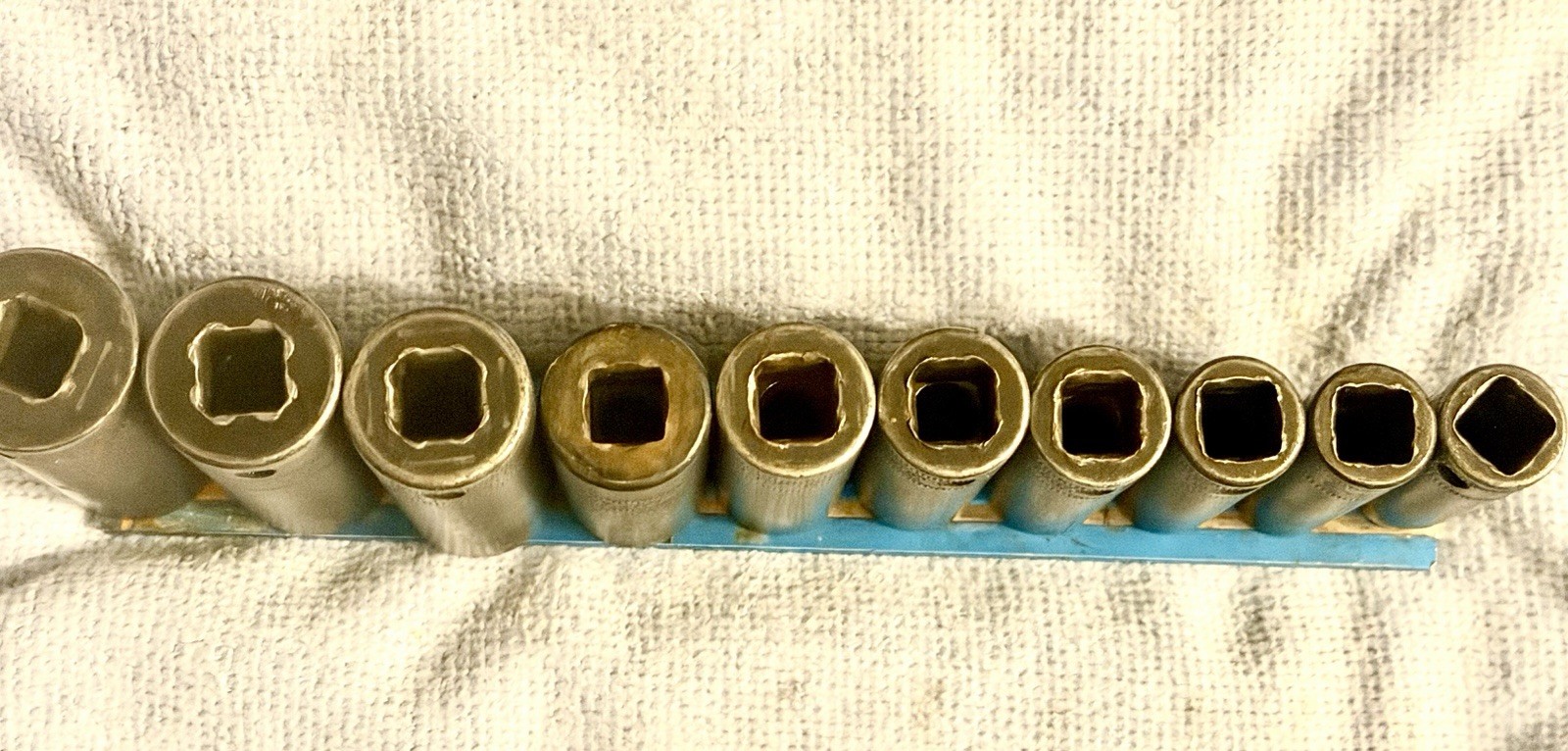 Snap-on 210SIMFYA 3/8″ Dr Metric Deep Impact Socket Set 10mm-19mm 6pt Profession