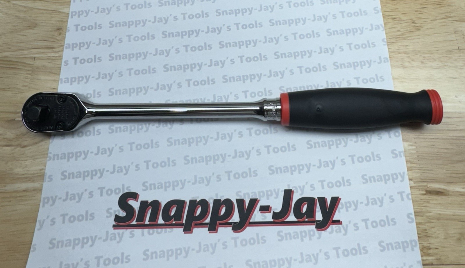 Snap-on Tools USA NEW RED 3/8” Drive DUAL 80 Soft Grip Long Handle Ratchet FHL80