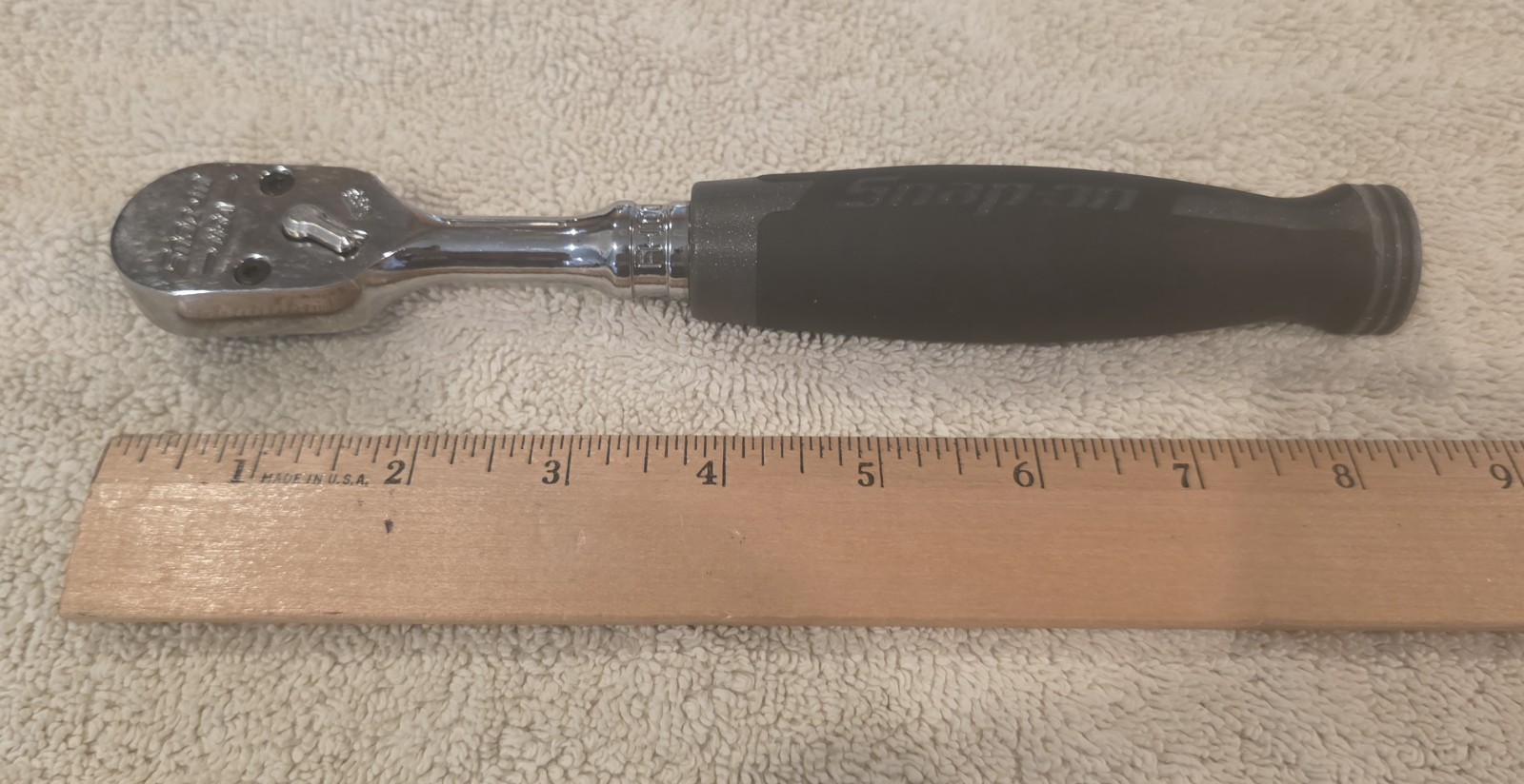 Snap-on Tools 3/8″ Drive Cynergy Soft Grip Fixed Ratchet FH100 – Power Grey