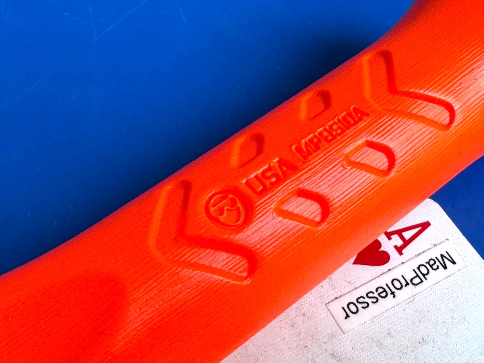 New Snap-on™ 10″ long Orange Striking Prybar Straight Edge MPBS10AO