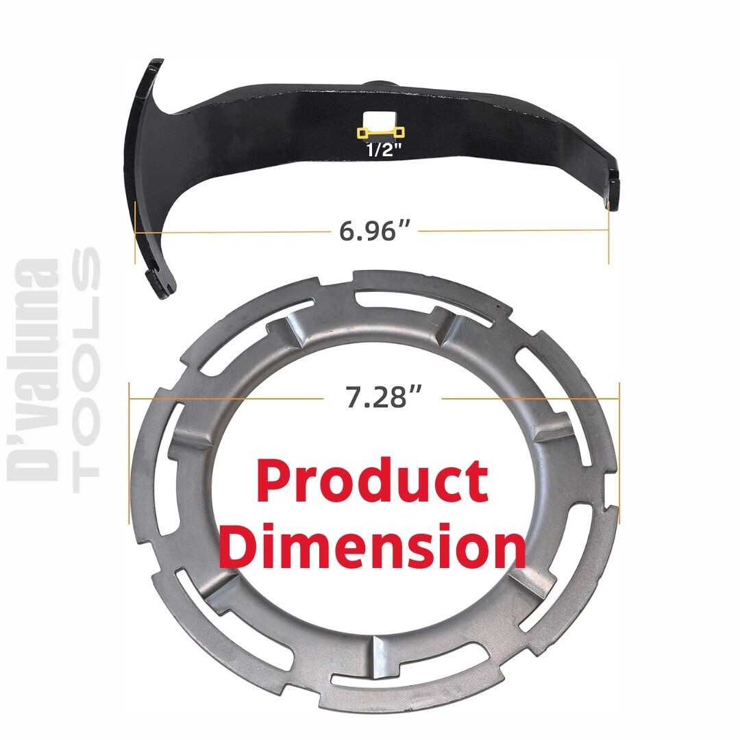 6599 Fuel Tank Lock Ring Wrench Tool Pump Removal Installer Chrysler Ford BMW+