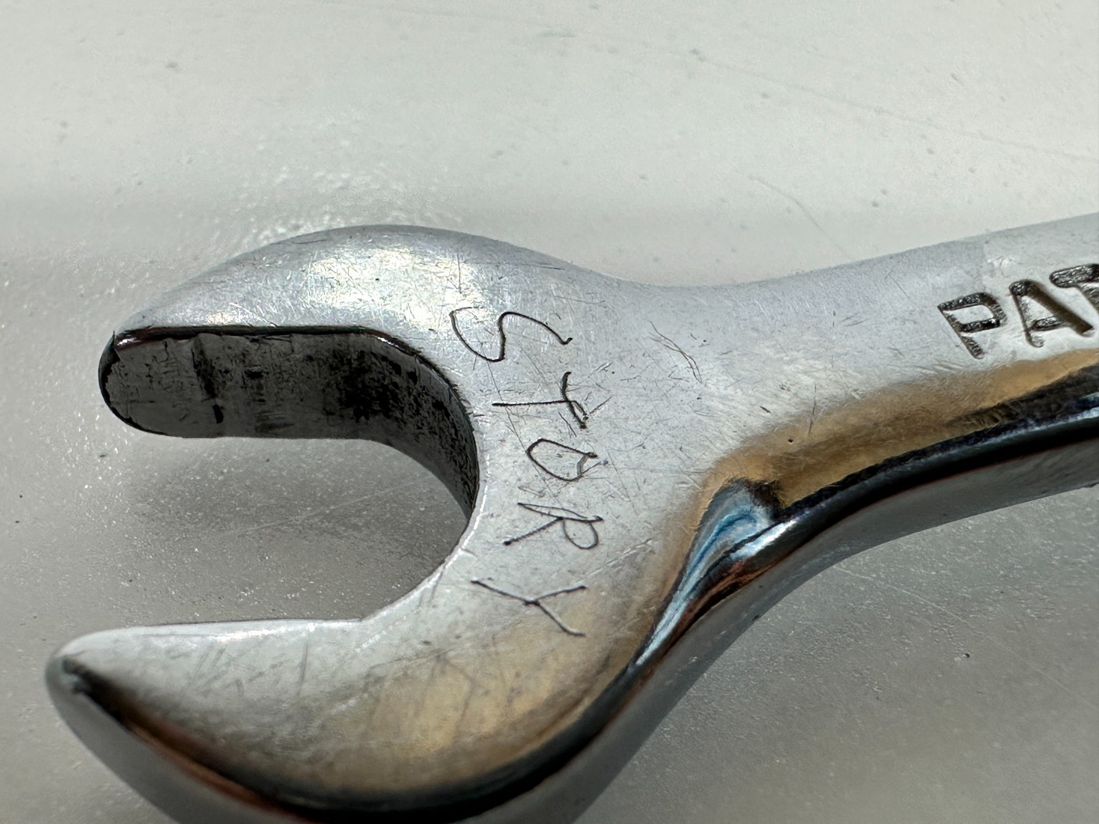 Matco Tools USA GRBSM1212 SAE 3/8” Ratcheting Combination Wrench Stubby Chrome