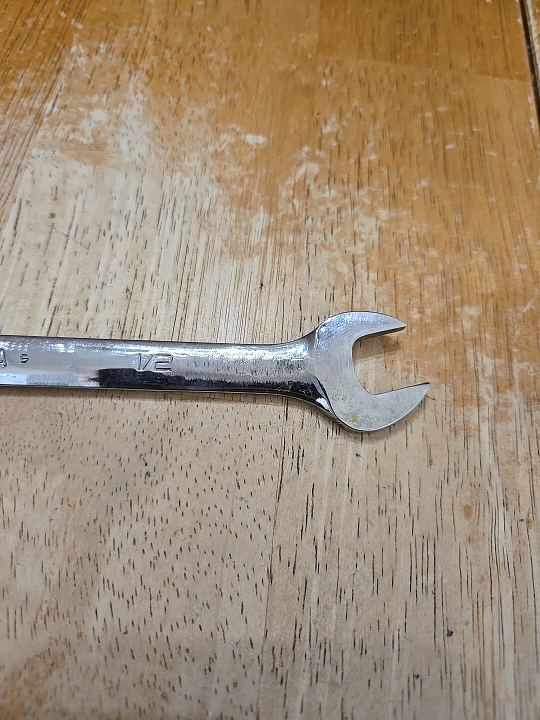 Snap On 7/16″-1/2″ Chrome Low Torque Slime Line Open End Wrench LTA1416