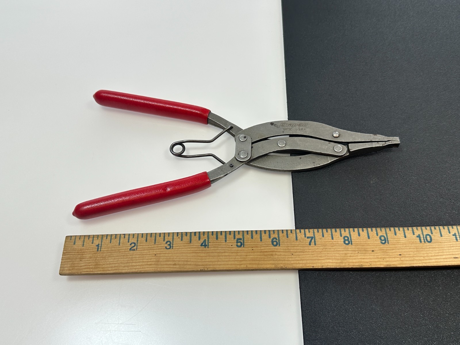 🇺🇸 Snap-on Tools USA RED Soft Grip High-Leverage Snap Ring Pliers, SRP5C
