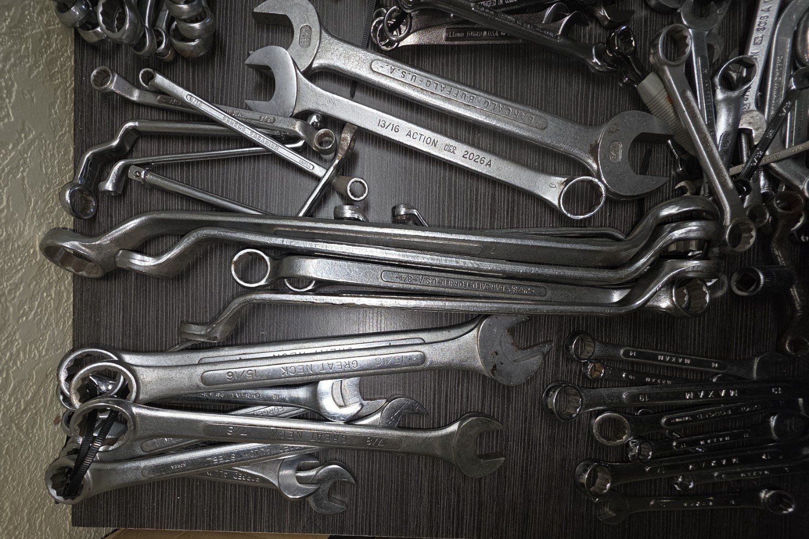 Lot of Misc Sockets, Ratchets, Extensions and Wrench’s – Sets are not complete