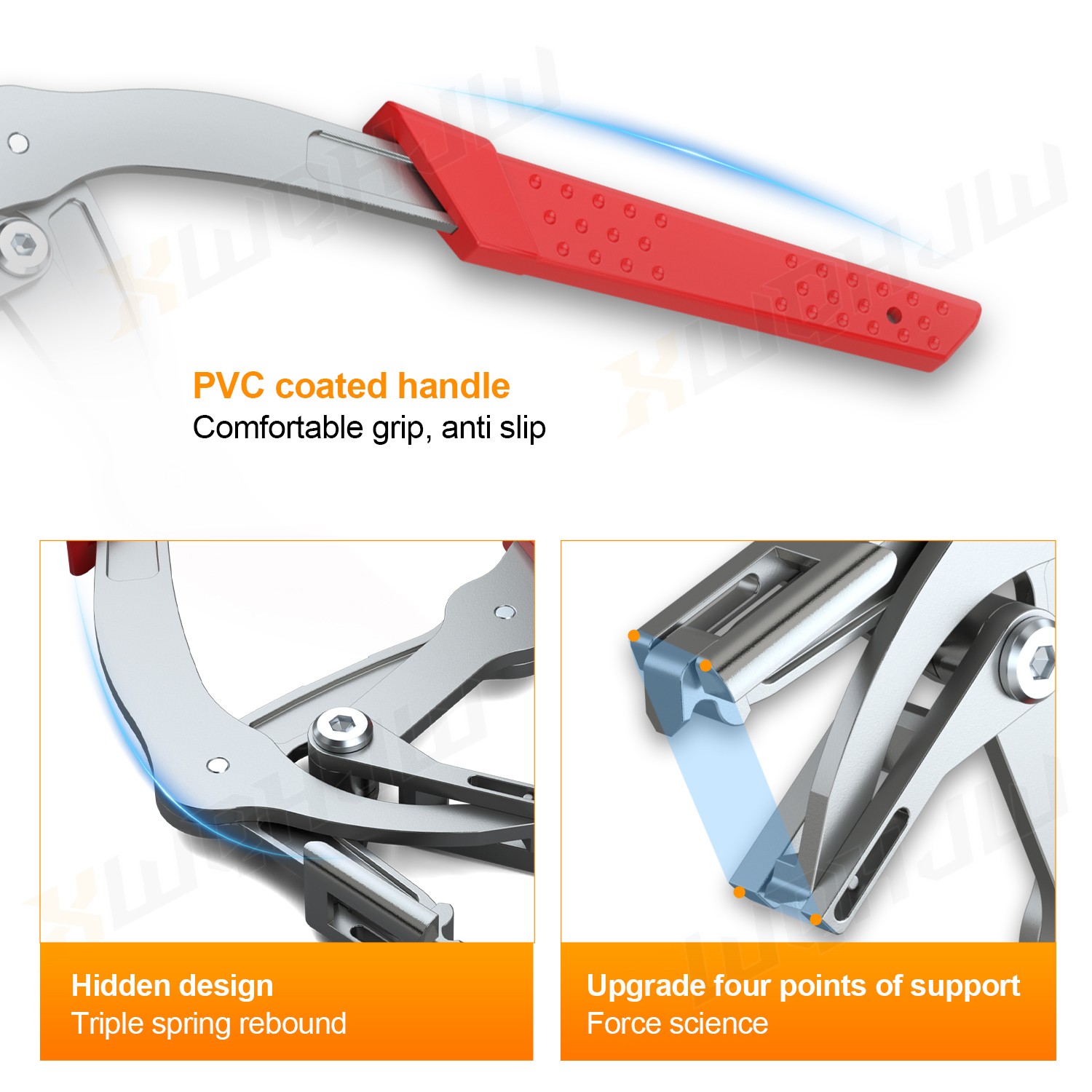 Car Trim Pry Tool Clip Removal Pliers for Door Panel Fasteners Push Pin Rivet#