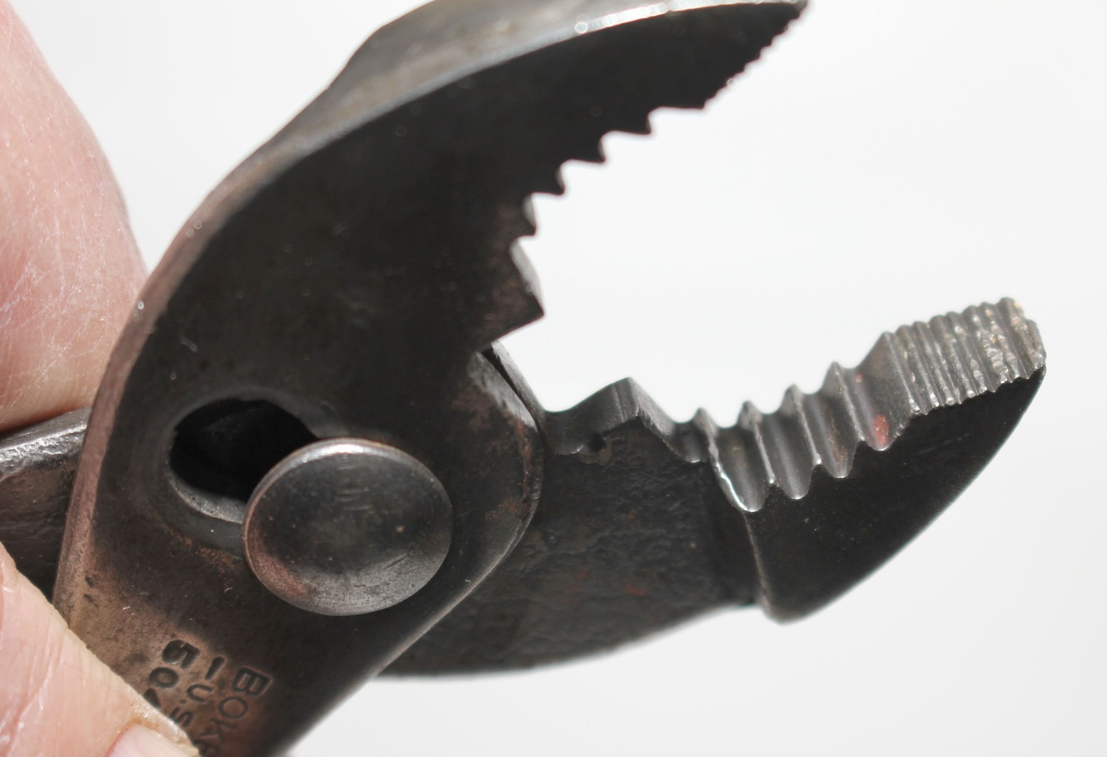 BOKER USA 5041-S 6-3/4″ Slip Joint Pliers With Cutter Textured Grips Vintage
