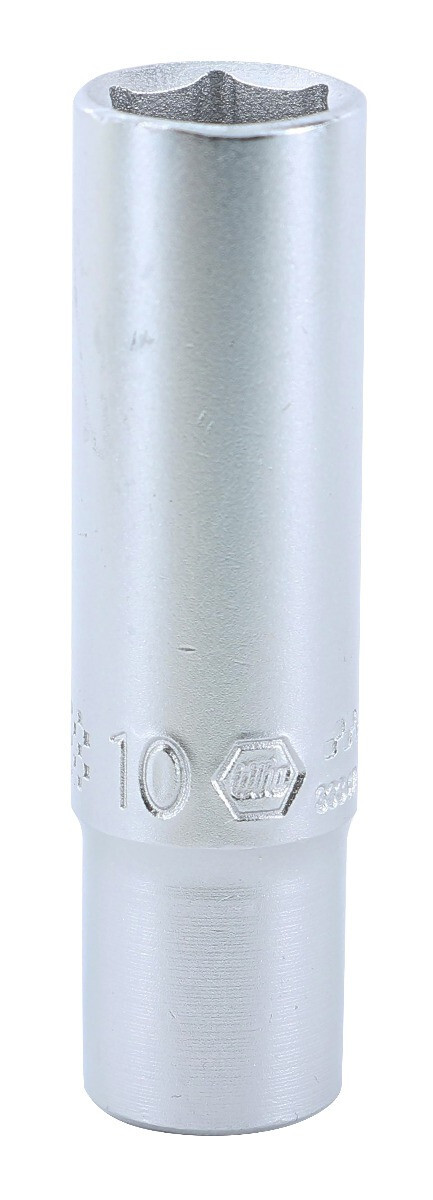 Wiha 33347 6 Point – 1/4 Inch Drive Socket – 10.0mm x 50mm