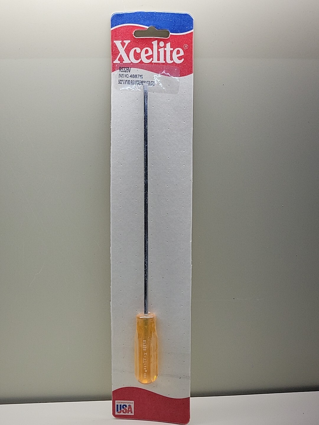 Xcelite Cooper Tools R5328V 5/32″ x 8″ Screwdriver 1/8″ Long Shank Shaft USA