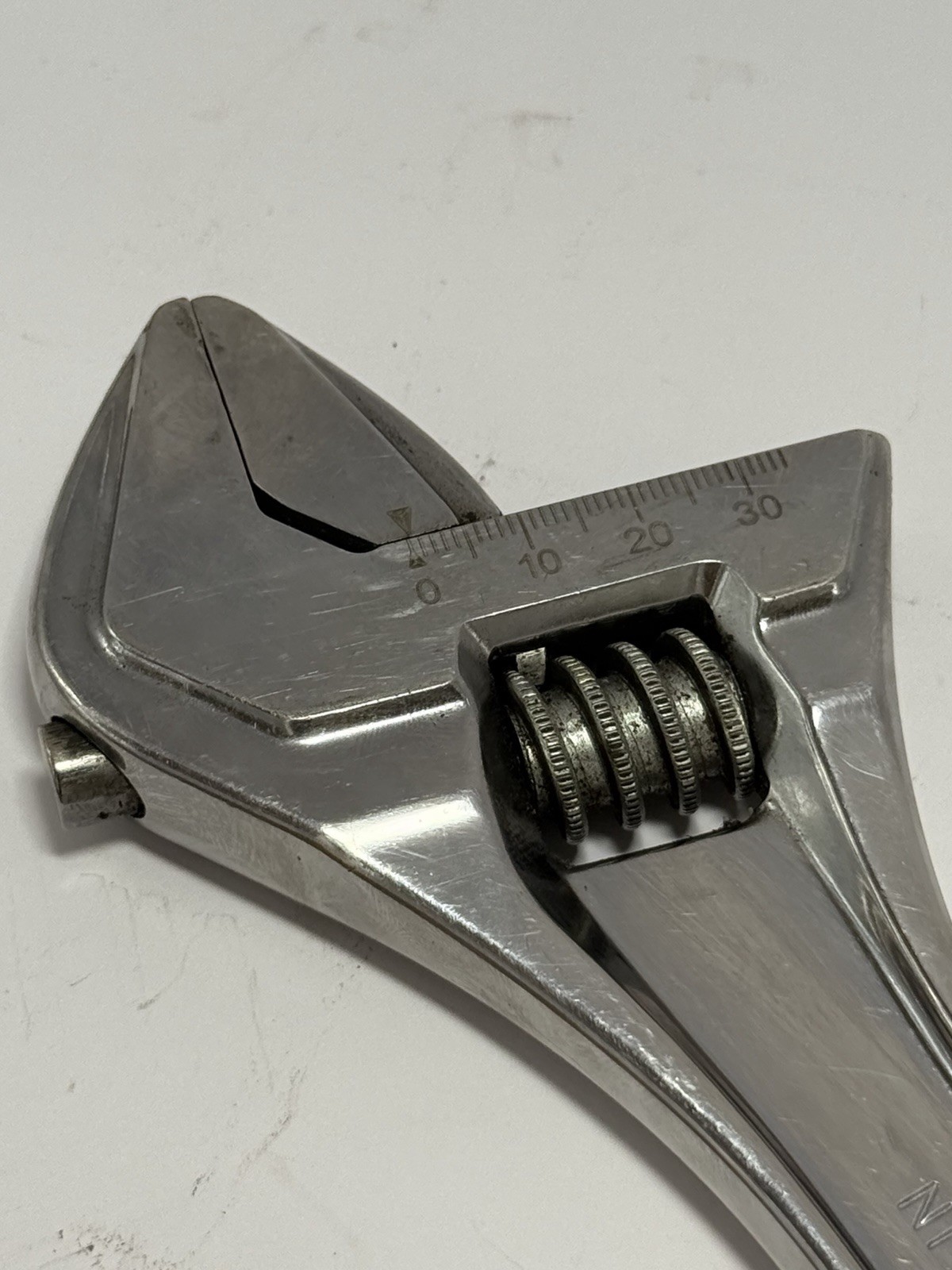 Snap-On Tools 12″ Chrome Smooth Jaw AD12B Adjustable Wrench