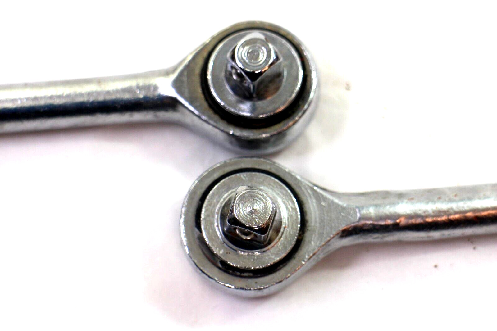 Lot of 2 Standard 3/8″ Reversible Chrome Generic Ratchets 7.25″