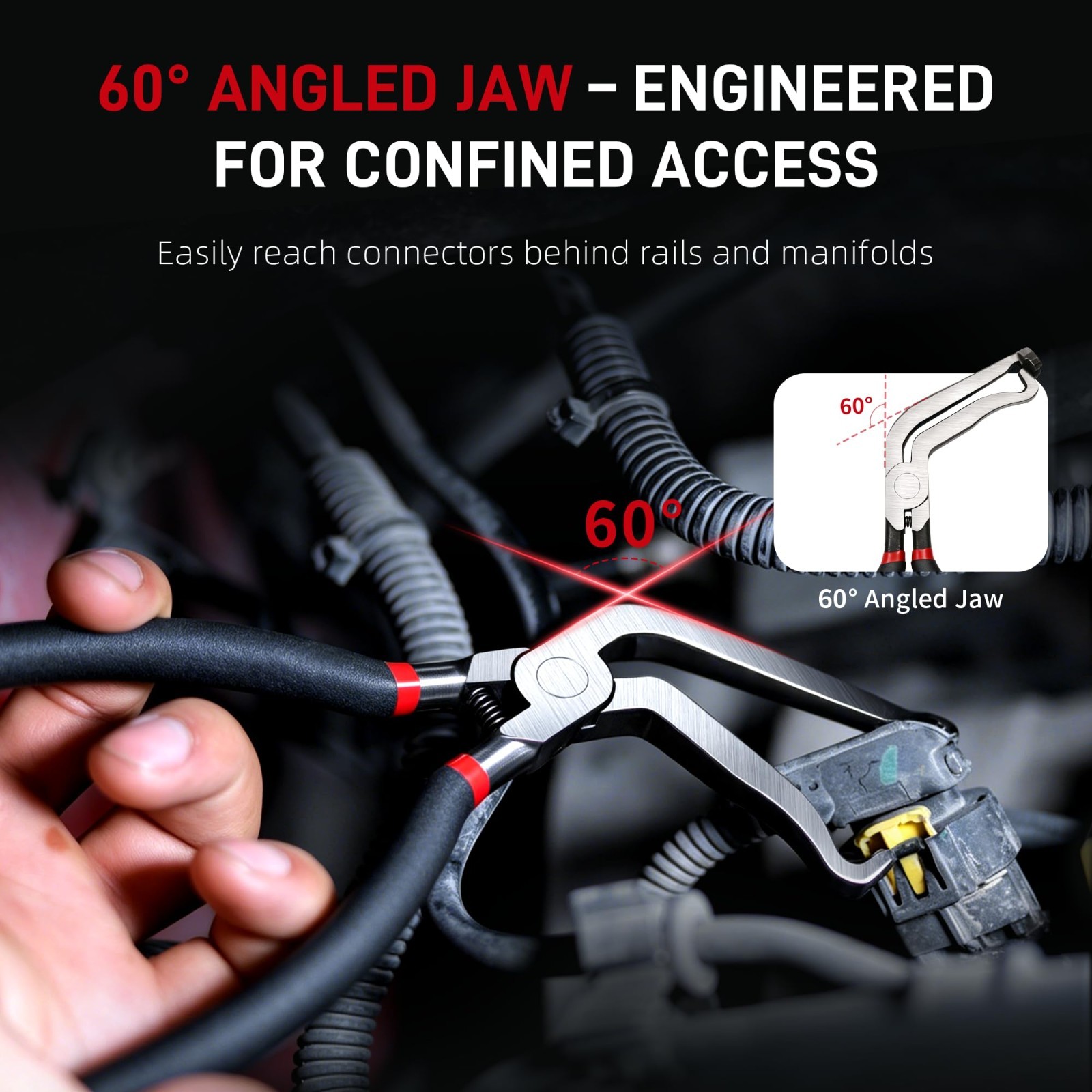 5-in-1 Automotive Electrical Disconnect Pliers Kit – Wire Connector Removal Tool