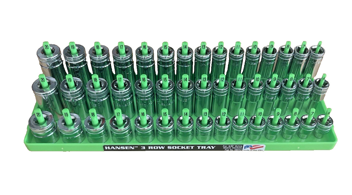 GearWrench 3/8” Metric Shallow Mid Deep Sockets 80552 80554S 80554 6mm-20mm NEW