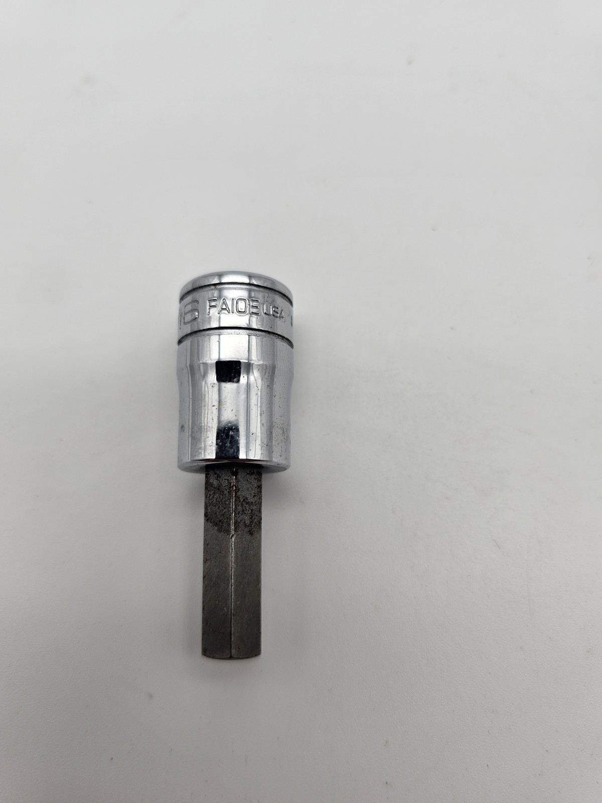 Snap On Tools FA10E 3/8” Dr SAE 5/16” Standard Hex Bit Socket Driver USA