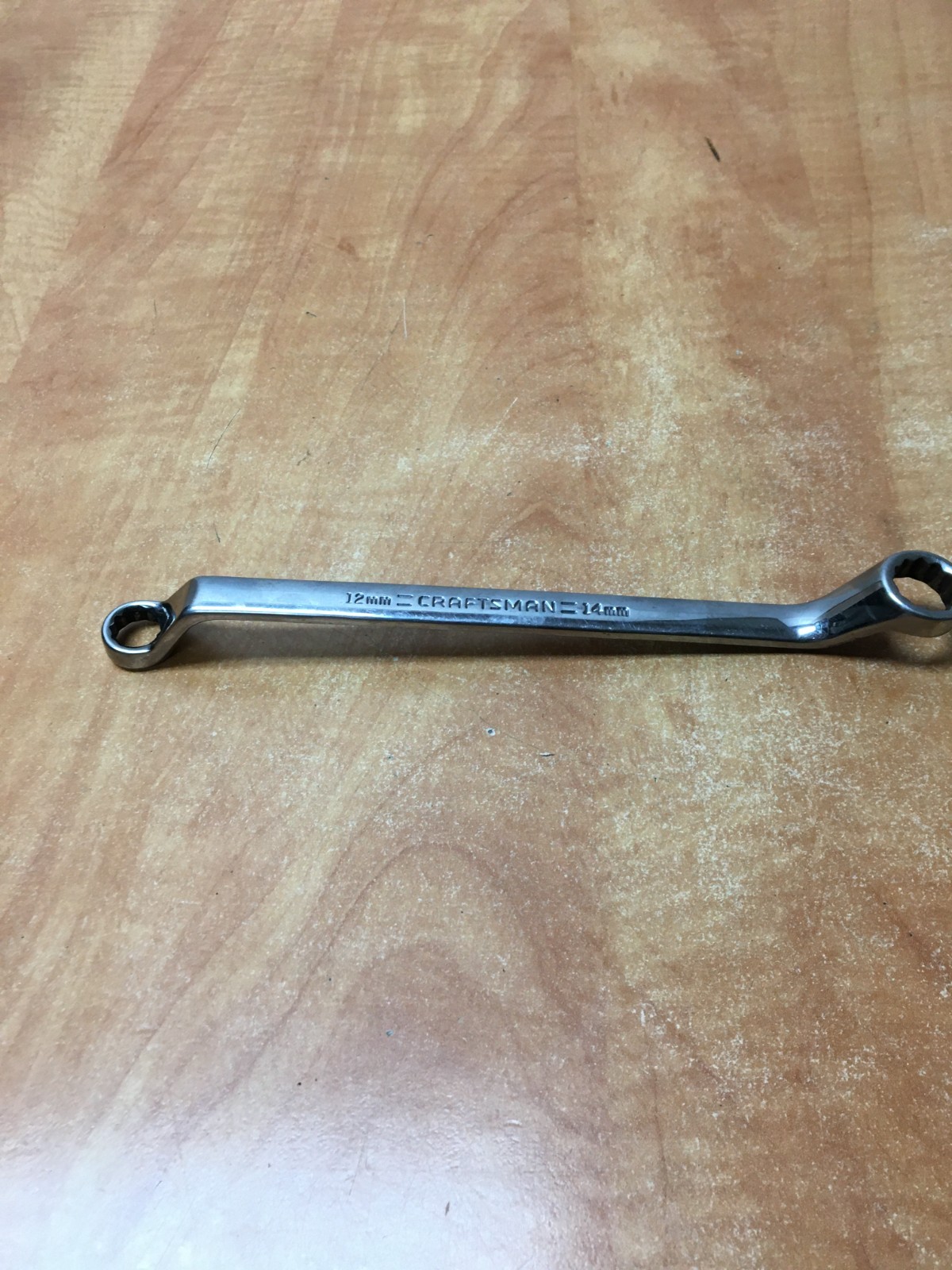 Craftsman USA 44361 Deep Offset 12 Point Metric Double Box Wrench VA 12mm 14mm