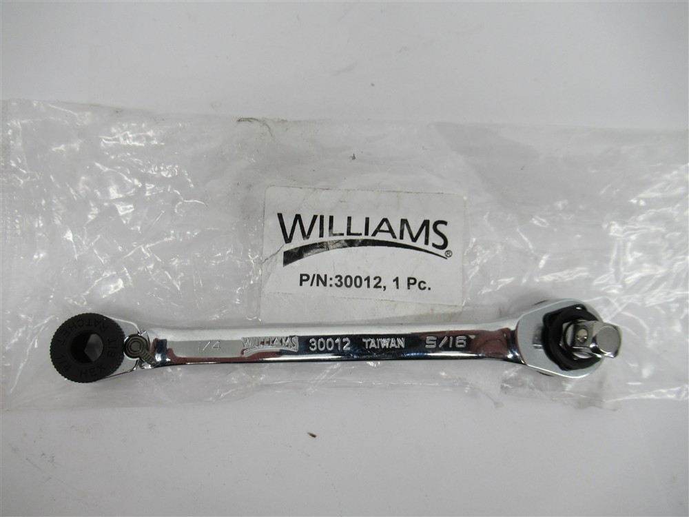 Williams 30012 , 1/4″ Square Drive Ratchet Wrench