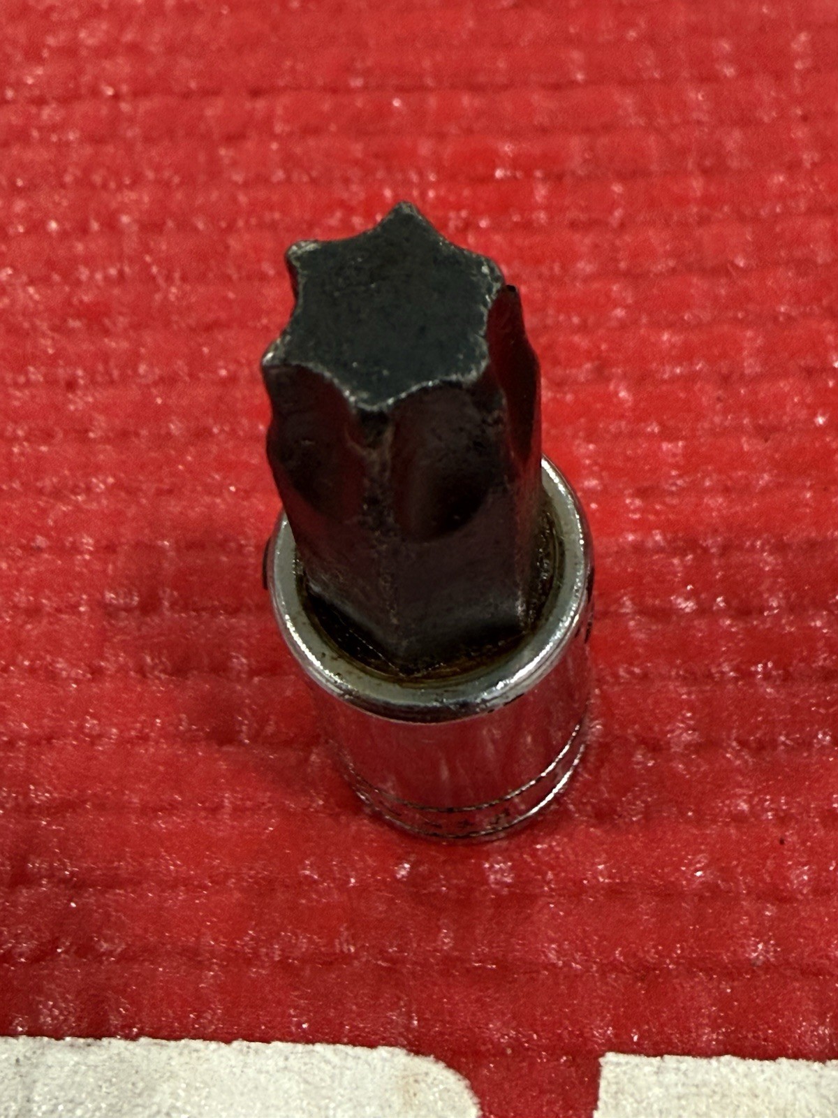 Snap On 3/8” Drive Torx Standard Bit Chrome Socket Driver FTX55, USA Made